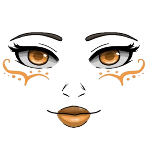 Roblox Gold Mermaid Visage Face