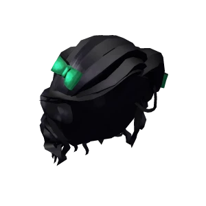 Roblox Black Hair with Teal Bows